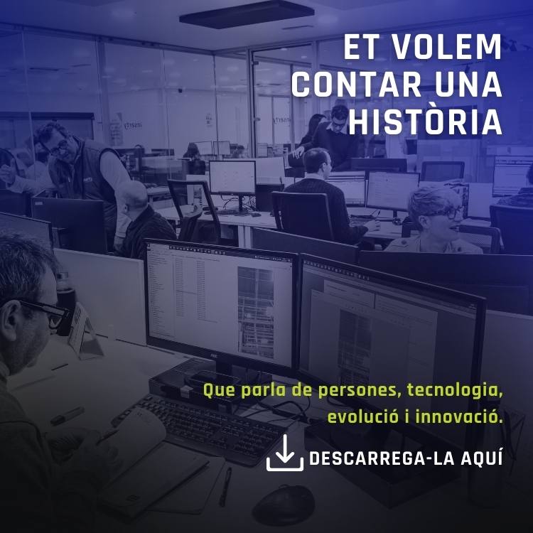 Equip d’Inserty treballant en solucions tecnològiques — Descarrega la nostra presentació 2025.